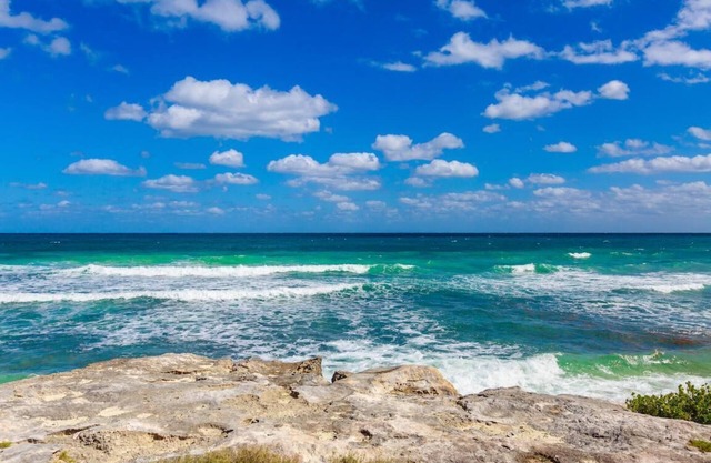 Ocean Front Condo steps away from Caribbean Sea