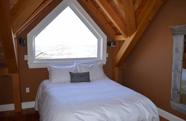 Ocean front get away with private beach and custom built timber frame