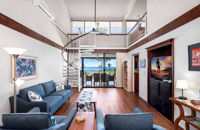 🏖️Ocean & Golf Course Views | 2 Bdrm with Loft | AC | Private Lanai