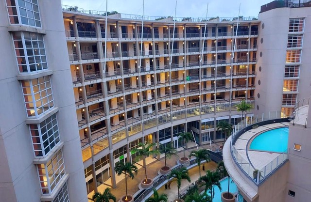 Ocean Sunrise at the Sails - Durban point waterfront