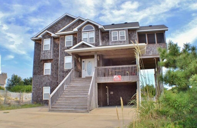 Ocean views from this beautiful home, nestled in a quiet soundside community.