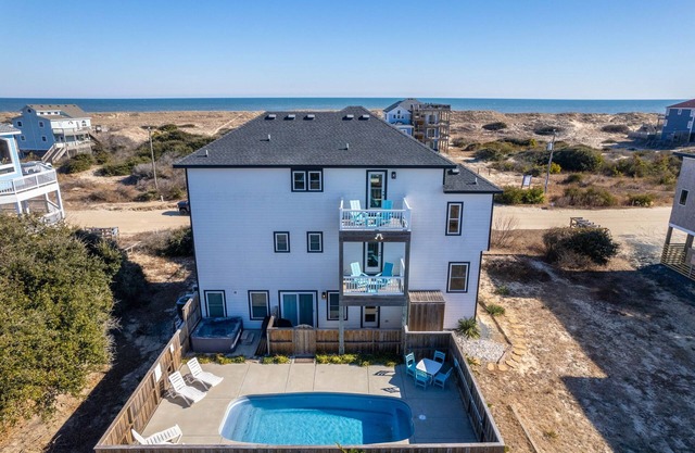 Ocean Views+Saltwater Pool/Spa 5BR Carova 4x4 Beach Retreat - aka Sweet & Salty