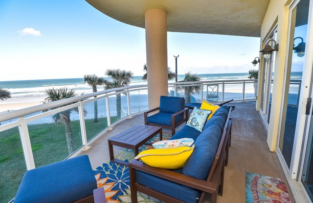 Ocean Vistas Beachfront 3 Bedroom 3 Bath Luxury Condo - Pets Welcome with a fee.