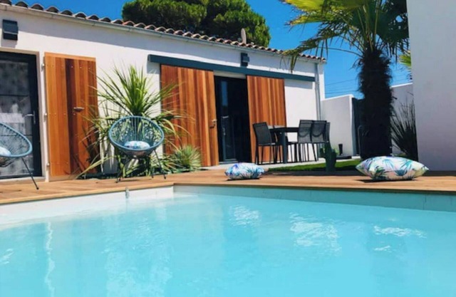 "øcéane, villa near beach with heated pool