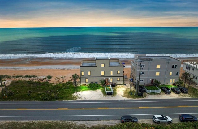 Oceanfront Beach House featuring direct beach access close to St. Augustine