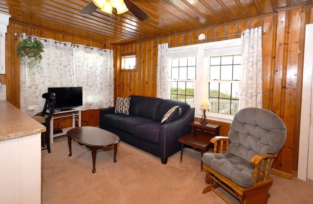 Oceanfront, pet-friendly, cozy apartment steps from the sand-budget friendly for you