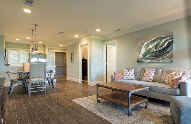 Oceanfront Premier! Beach steps away. Clean and Crisp! Same day availability.