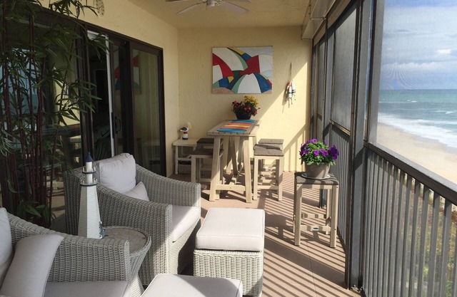 Oceanfront-Spectacular-Newly Furnished-Beautiful—Surf-side ambience-safe+secure!