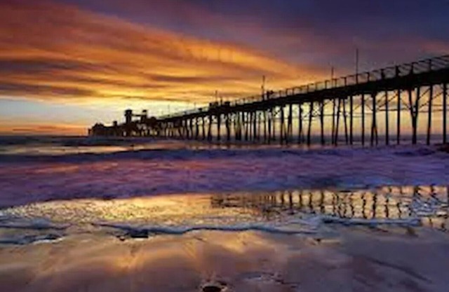 Oceanside beach vacation