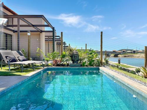 Ofurô - 5 Suítes - Piscina Aquecida - Marina - Condomínio