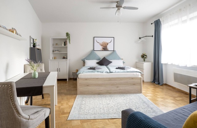 Old Town Apartments | Parking | climate | kitchen | Sky subscription