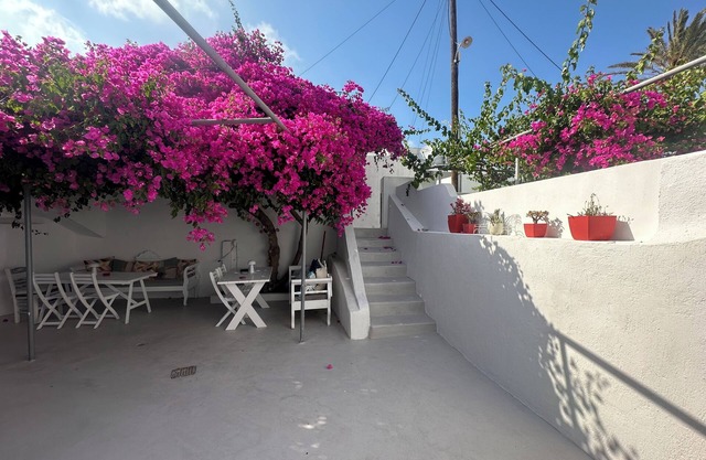 On Santorini, in the center of the island at Messaria a typical Cycladic house
