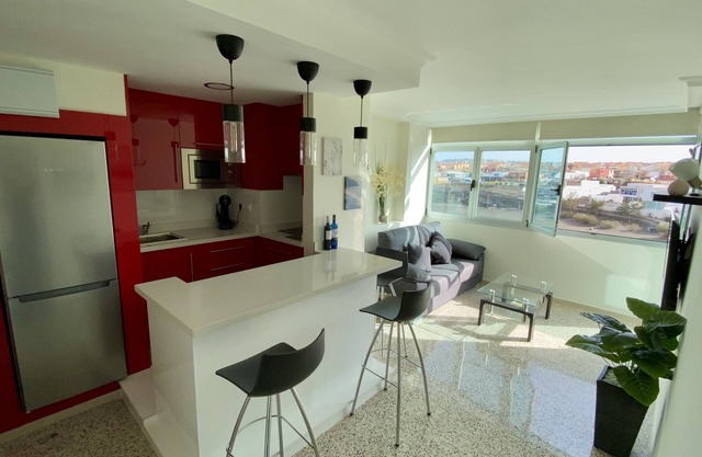 On the beach with unbeatable views