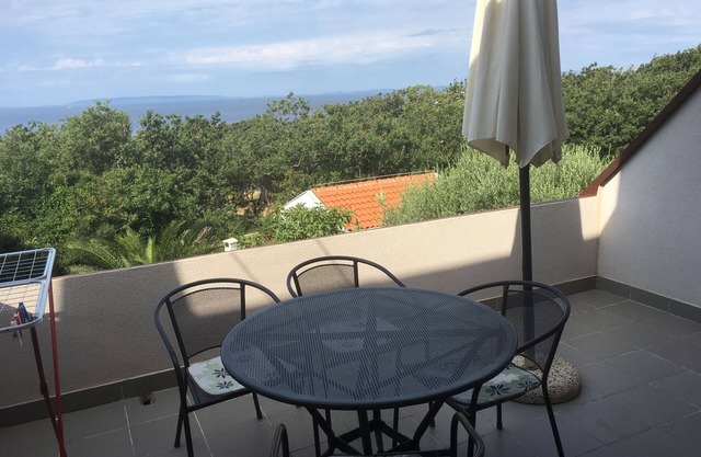 One bedroom apartment with terrace and sea view Potočnica, Pag (A-4096-a)