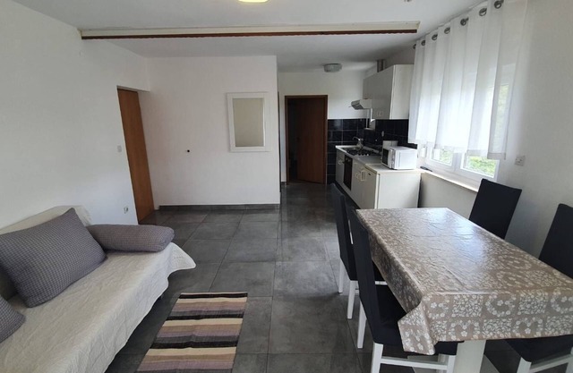 One bedroom apartment with balcony and sea view Ljubač, Zadar (A-6141-b)
