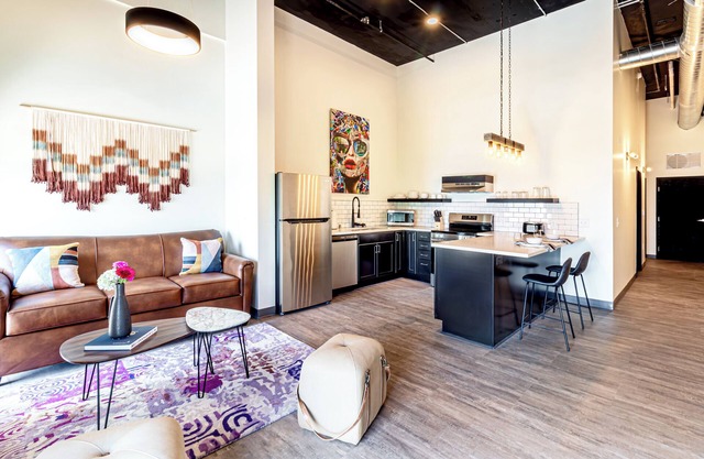One Bedroom King with views of the heart of downtown.