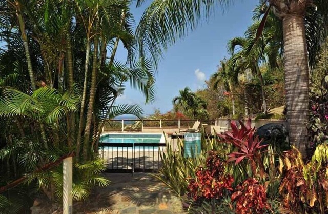 One mile to Cruz Bay, pool outside your door. Peaceful, comfortable, convenient.