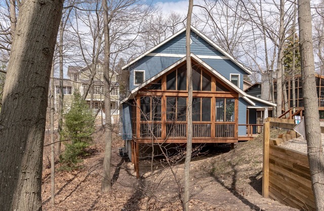 One-of-a-kind Cottage Perched in the Macatawa Hills w/Private Beach Access!