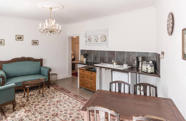 Only 100m from the train station in Klanxbüll is this lovingly designed vacation apartment: the perf