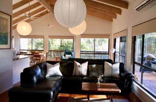 Original art filled home in Guerilla Bay