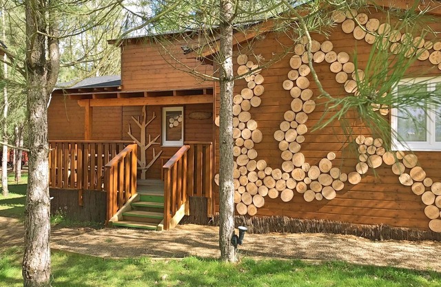 Original hotel under the pines