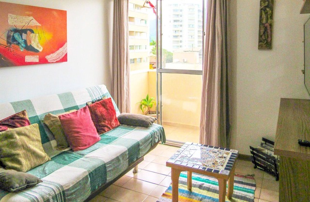 Ótimo Apto beira-mar c churrasq, Caraguatatuba/SP