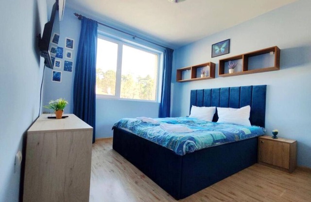 Panoramic view apartment with WiFi, AC