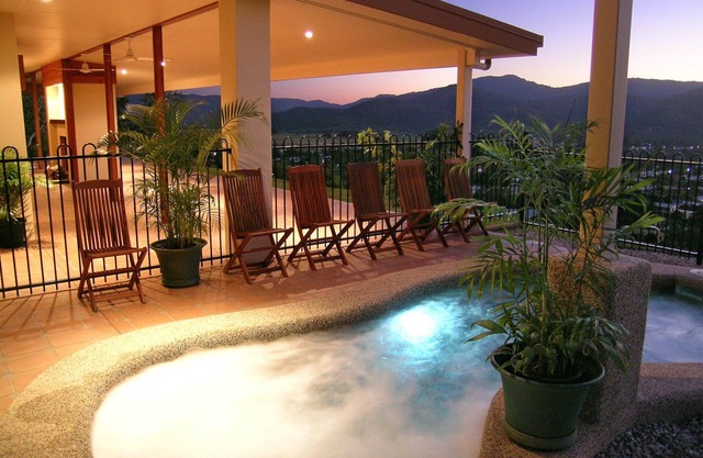 Panoramic views set on the highest point of town.
