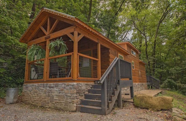 Papa Cabin | Tiny Log Home Comfort in Rustic Bliss