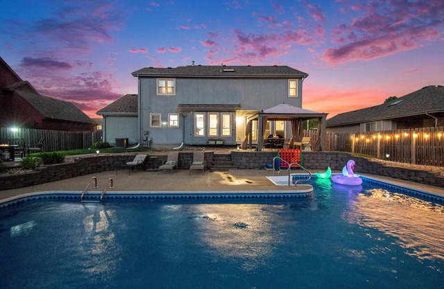 Papillion Heated Saltwater Pool House