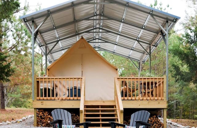 Peaceful, heated tent with Center Hill Lake Access