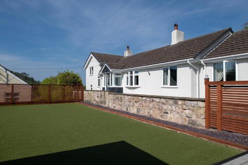 Pen y coed with hot tub and sauna surrounded by countryside views