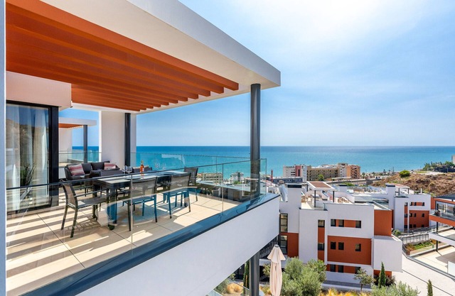 Penthouse Middle Views | Luxury private terrace pool, sea view