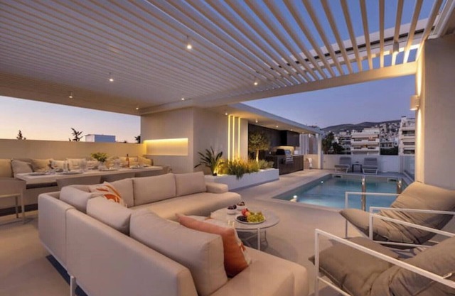 Penthouse & Pool Athens Riviera