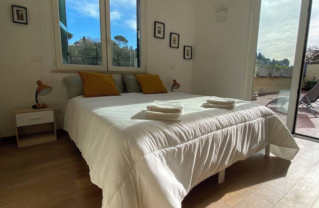 Penthouse with terrace in Rome, a few steps from Piazza del Popolo