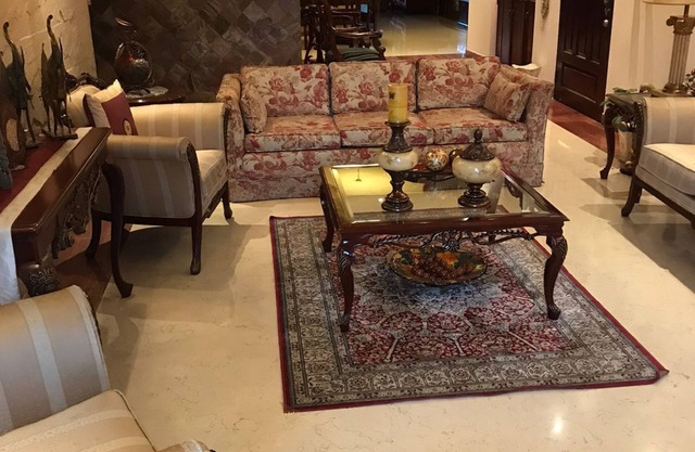 per night/monthly 3200sqft full furnished apartment antique furniture gulshan
