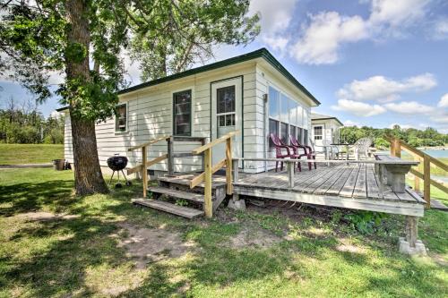 Pet-Friendly Beachfront Dent Cabin with Grill!