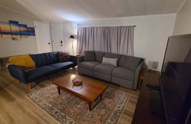 Pet friendly home in a quiet secluded neighborhood near multiple large lakes.