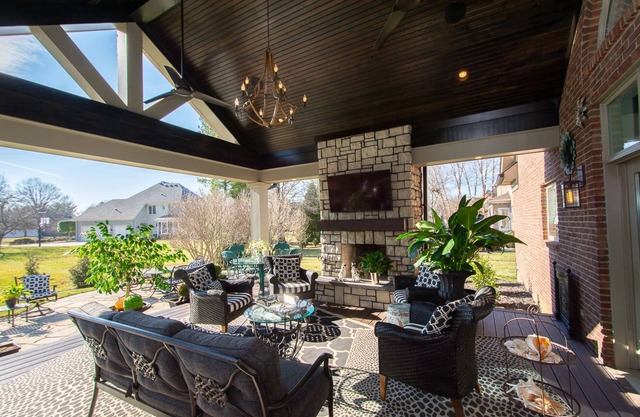 PGA elegant large home with lux outdoor porch and patio