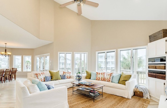 Pirivate Beachside Home w/ Gulf Views, Wrap-Around Deck, Bright & Airy Interior
