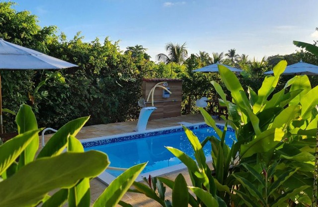 Piscina Aquecida, Jacuzzi, internet veloz, no centro de Serra Grande - Flat Terra - Vila Pitangueira