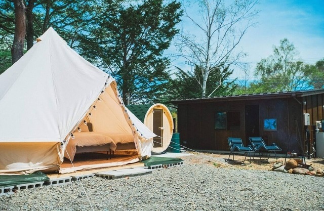 Plan with private barrel sauna flat rate for up t/Beidu City Yamanashi