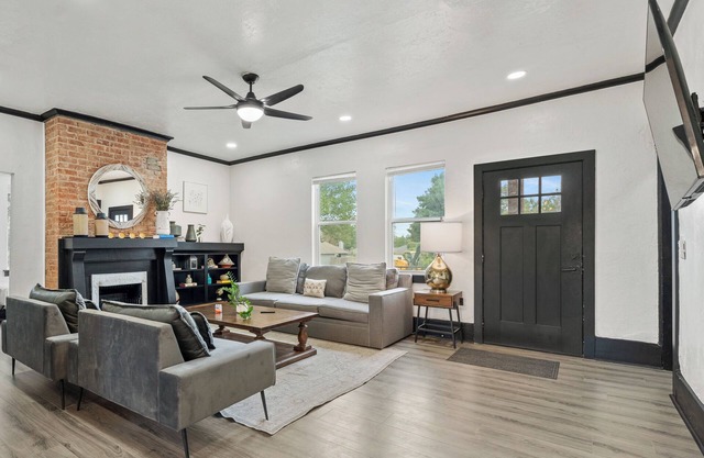 Plaza District 6BR | 5 Mins to OKC State Fair | Foosball, Dining, Parking #15