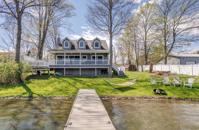 Pleasant Bay Retreat: lake home on Keuka Lake with hot tub and private beachfront
