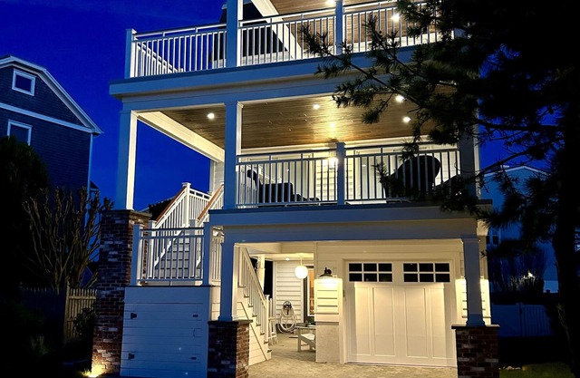 'Point of View' This Newly purchased and renovated single family home located in Cape May's Prestigious Poverty Beach area.