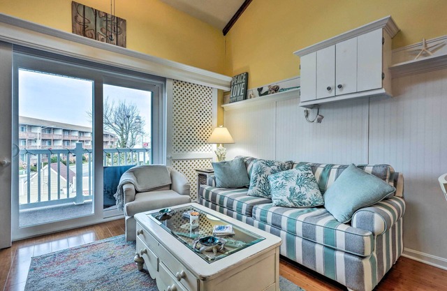 Pool & Beach Access: Ocean City Condo w/Balconies