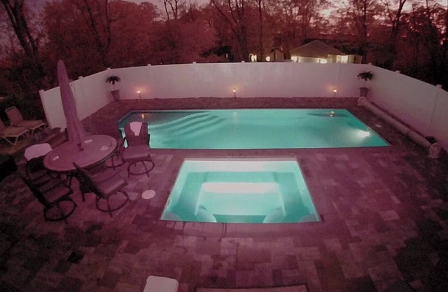 Pool side oasis