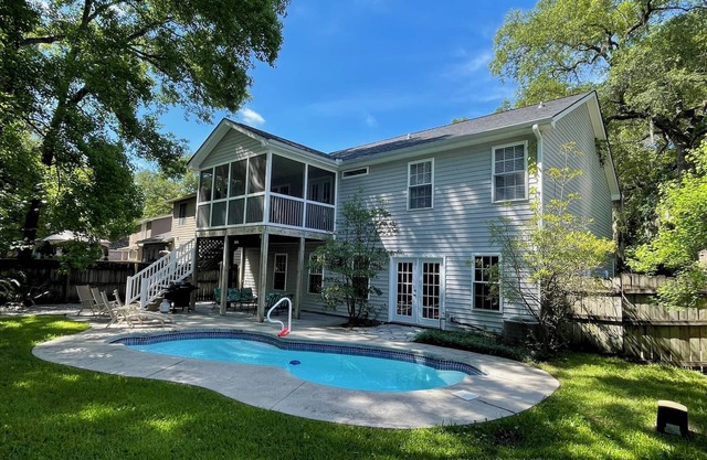 Poolside Paradise Getaway | North Charleston Gem