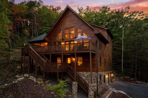 Premier Log Home Theater, Sauna Hot Tub