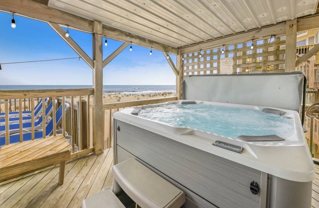 Premier Oceanfront Dog Friendly w/Deluxe Pool, Hot Tub, Elevator, EV Charger